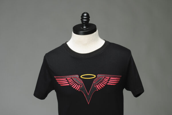 Signature Wings Logo T-Shirt (Black) - Image 2